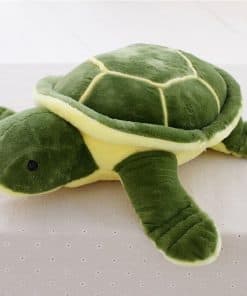peluche tortue verte entiere
