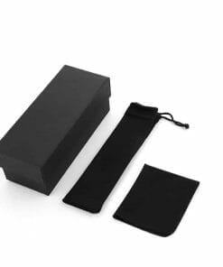 Etui et boite pour Lunettes Écaille de Tortue Rondes