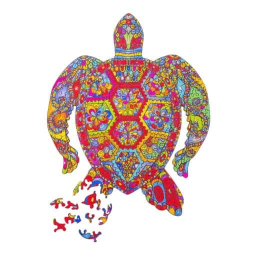 puzzle tortue mandala pour enfants et adultes