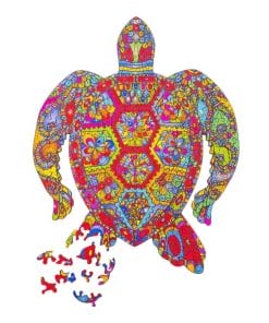 puzzle tortue mandala pour enfants et adultes