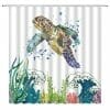 rideau de douche tortue tsunami