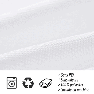 composant du rideau de douche lavable