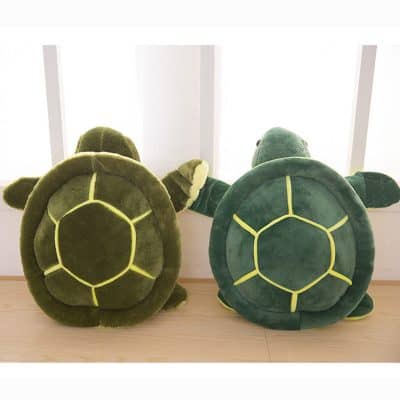 Peluche Tortue Louison Verte ou Bleue