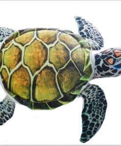 peluche tortue de mer bleue