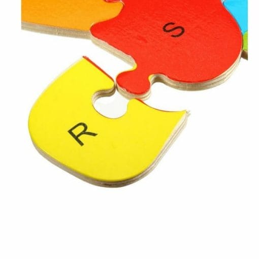 pièce de puzzle jaune et rouge R et S