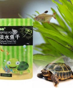 paquet de poisson séché pour tortue de terre