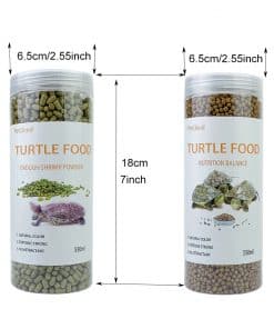 taille du flacon vitamines pour tortue