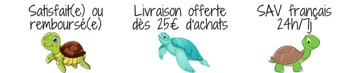 garanties univers tortue livraison gratuite