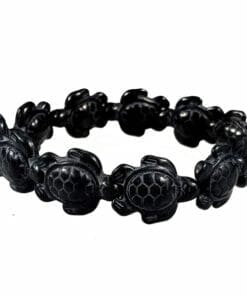 bracelet tortue totem protecteur noir
