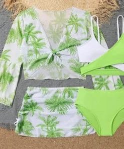 Maillot de bain fille tortue de mer deux pieces enfant