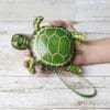 Porte-monnaie tortue broderie petite pochette