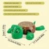 Sous-verres ceramique tortue avec support set de 6