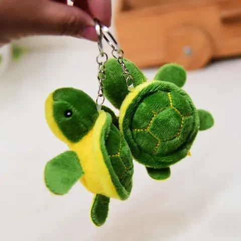 Porte-cles tortue de mer cristal strass brillant