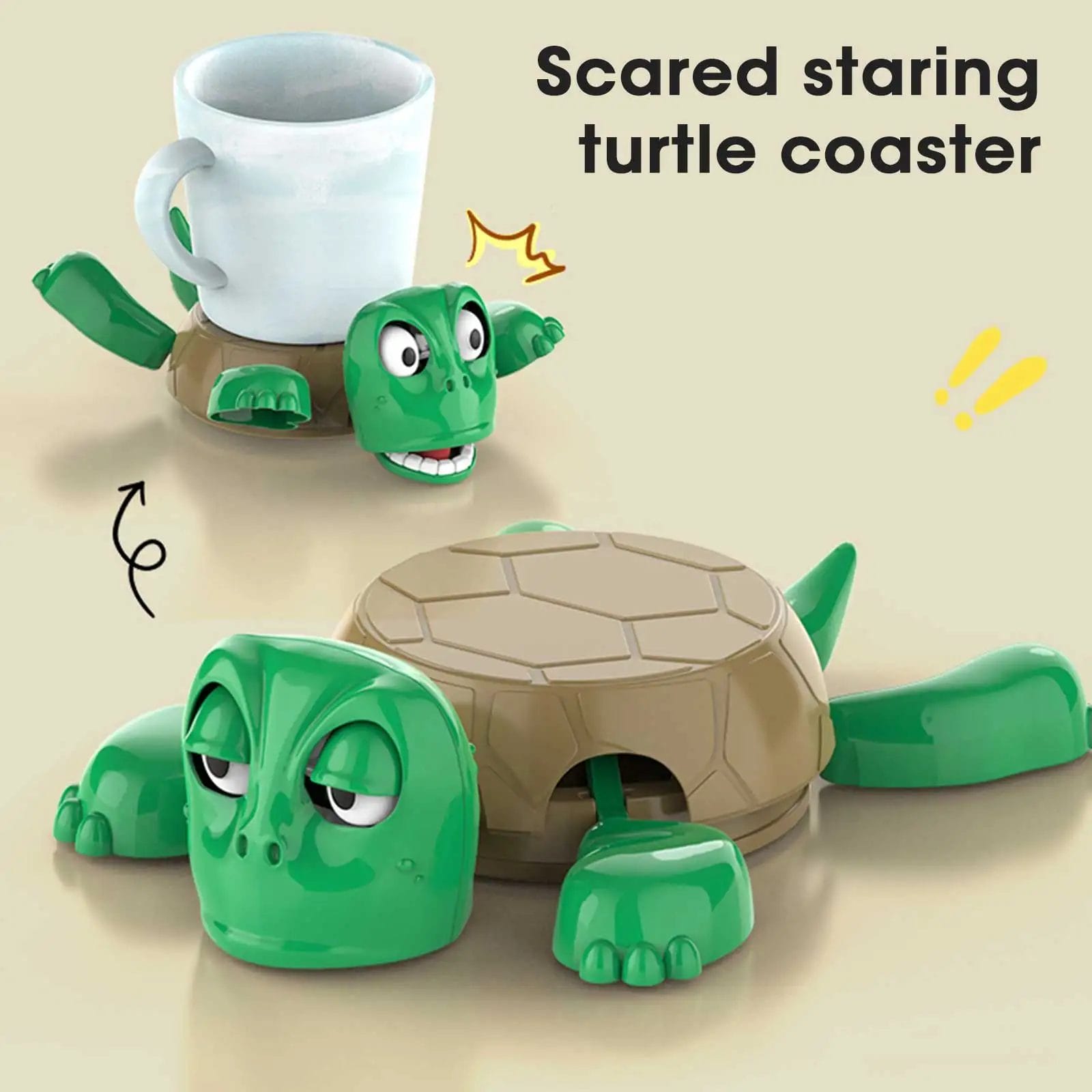 Sous-Verres Tortue Silicone Set de 6 Multicolores