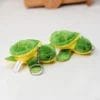 Porte-cles tortue articulee mobile en metal