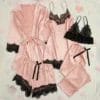 Pyjama short femme motif tortue de mer en coton pour l'ete