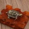 Tirelire tortue metallique vintage style retro