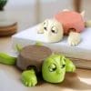 Sous-verres bambou tortue graves set de 4