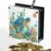 Tirelire tortue bois massif sculptee artisanale