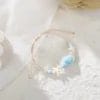 Bracelet jonc tortue de mer ouvert argent