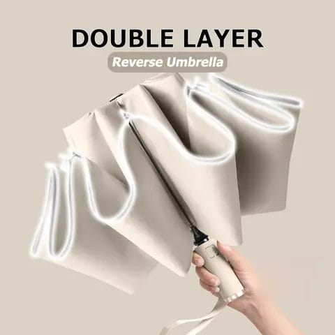 Parapluie inverse tortue large format sans goutte