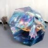 Parapluie tortue cosmique colore pliant automatique